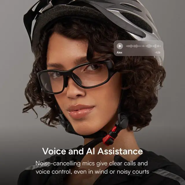 Alt view image 4 of 6 - Nitrous Shift Smart Eyewear Powered by Lucyd - Photochromic Adaptive Lens - HiFi Bluetooth Sport Glasses