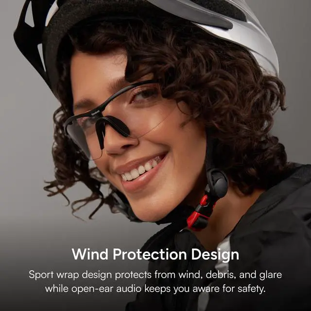 Alt view image 6 of 6 - Octane Shift Smart Eyewear Powered by Lucyd - Photochromic Adaptive Lens - HiFi Bluetooth Sport Glasses