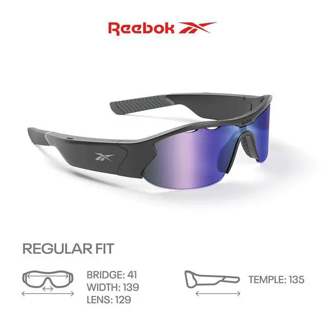 Alt view image 2 of 4 - Octane Smart Audio Sunglasses Powered by Lucyd | Violet Mirror Polarized Lens | HiFi Bluetooth Sport Glasses