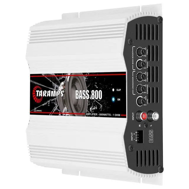 Alt view image 3 of 4 - Bass 800 1 Ohm Monoblock Amplifier 800 Watts Rms 1 Channel, 14.4VDC Out Power Full Range, Great for Sub/Bass - RCA/High Level Input, Car Audio