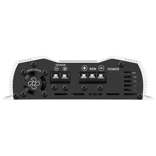 Alt view image 4 of 4 - Bass 800 1 Ohm Monoblock Amplifier 800 Watts Rms 1 Channel, 14.4VDC Out Power Full Range, Great for Sub/Bass - RCA/High Level Input, Car Audio