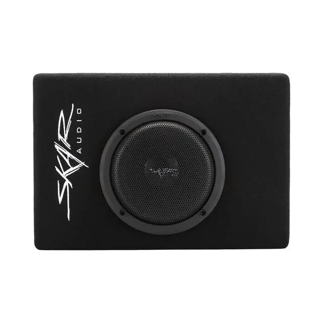 Alt view image 2 of 6 - EVL-1X65D4-V-LP 6.5" 400 Watt Low Profile Slot Port Loaded Car Subwoofer Enclosure