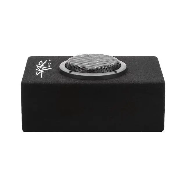 Alt view image 3 of 6 - EVL-1X65D4-V-LP 6.5" 400 Watt Low Profile Slot Port Loaded Car Subwoofer Enclosure