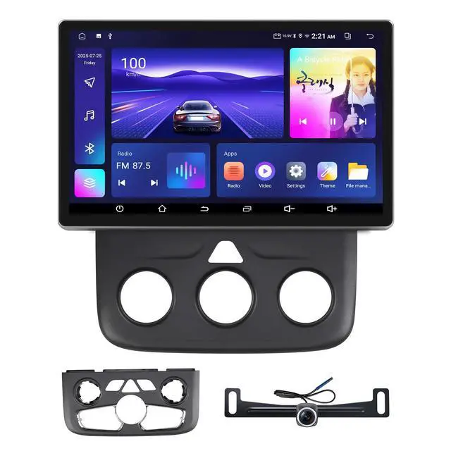 Main image of 11.5 inch (4G+64G) Car Radio Stereo Upgrade for Dodge Ram 1500 2500 3500 2013-2018 Compatible with Carplay Android Auto GPS Navigation WiFi Bluetooth Mirroring Touchscreen Headunit Replacement