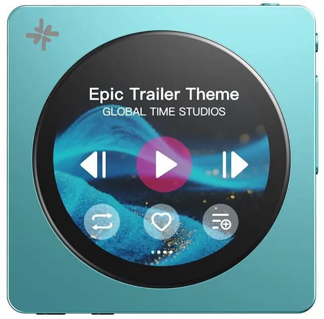 Main image of DISC Portable HiFi Music Player, Dual DAC Digital Audio Player with 3.5mm & 4.4mm Outputs, Bluetooth 5.4 LDAC,Touchscreen (Blue)