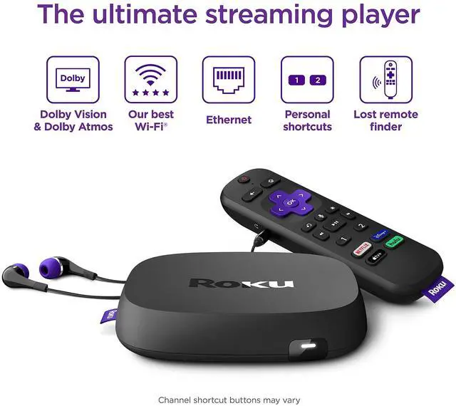 Alt view image 2 of 4 - Ultra | Streaming Device HD/4K/HDR/Dolby Vision with Dolby Atmos, Bluetooth Streaming, and Voice Remote with Headphone Jack and Personal Shortcuts, includes Premium HDMI® Cable