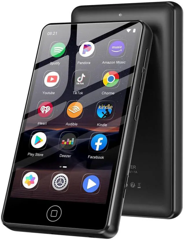Main image of 144GB MP3 Player with Bluetooth and WiFi, Android Spotify Music Player for Pandora, Amazon Music, Audible. 4.02" Touchscreen, Speaker, Supports Play Store,Up to 512GB (4.02144GB)