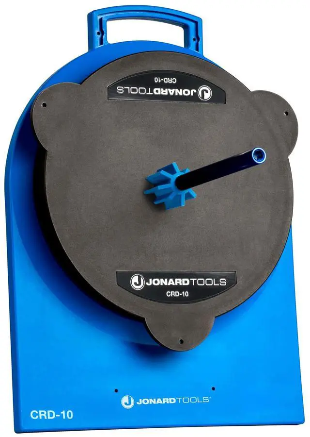 Main image of CRD-10 Cable Reel Dispenser, 10" Diameter - Compact & Portable Cable Drum Stand with Non-Slip Rubber Feet, Heavy Duty, Holds Up to 700 lb (318 kg)