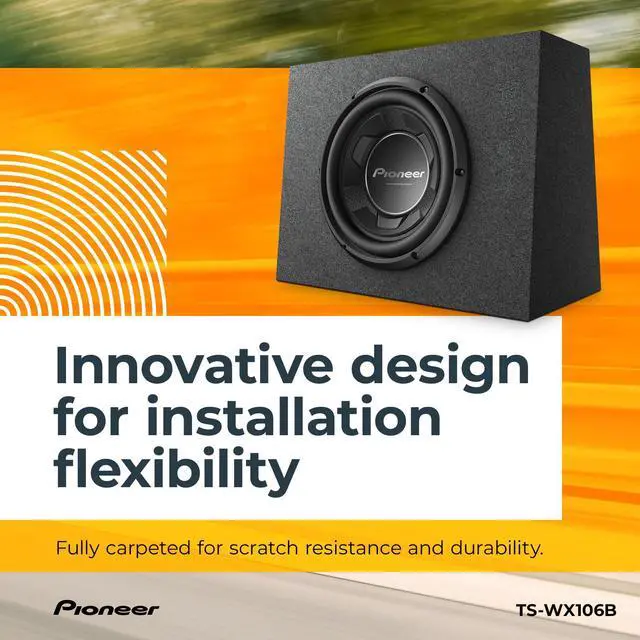 Alt view image 3 of 5 - TS-WX106B 10 Speakers 1100W Max, Pre-Loaded, Easy Installation, Enclosure Included