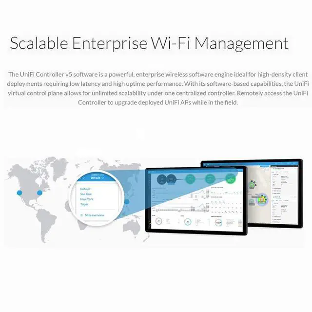 Alt view image 4 of 5 - Unifi 802.11ac Dual-Radio PRO Access Point (UAP-AC-PRO-US), Single,White (Pack of 2)