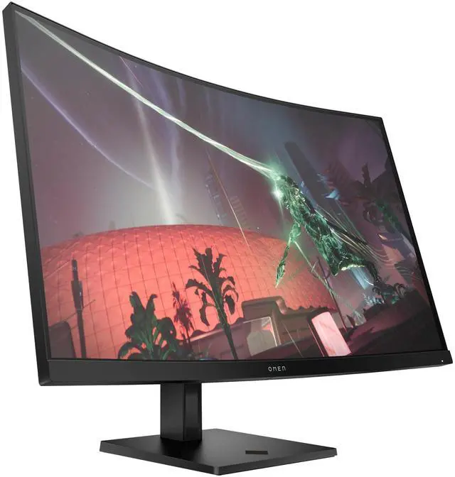 Main image of OMEN 32c QHD 165Hz Curved Gaming Monitor, QHD Display (2560 x 1440), VA Panel, 99% sRGB, 90% DCI-P3, 16:9, AMD FreeSync Premium Technology, 32c (2023)