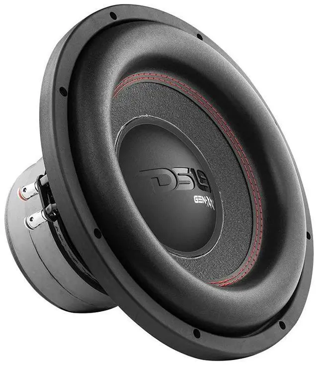 Main image of GEN-XX12.4DHE 12" High Excursion Car Subwoofer 1000 Watts Max Dual Voice Coil 4+4 Ohms (1 Speaker), Black