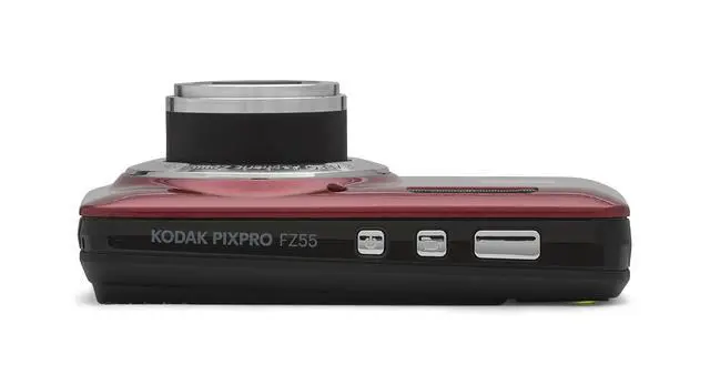 Alt view image 5 of 6 - Kodak PIXPRO FZ55, 16MP 28mm Wide-Angle Digital Camera (Red) + Accessories Bundle