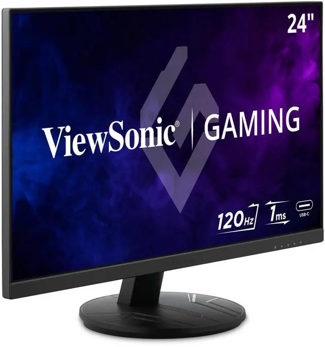 Main image of VX2416A 24 Inch 1080p Gaming Monitor, IPS Display with 120Hz and 1ms for Smooth Home Entertainment, Eye Care Technology, DisplayPort, USB-C, and HDMI Inputs