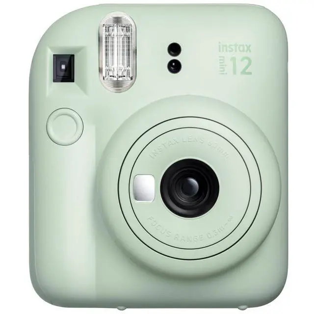 Alt view image 2 of 4 - INSTAX Mini 12 Instant Film Camera | Mint Green Bundled with INSTAX Mini Instant Film |40 Exposures + Instax Accessory Bundle + AA Batteries + Cleaning Cloth (10 Items)