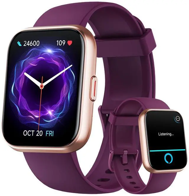 Main image of Smart Watches for Women, 1.85" HD Smart Watch for iPhone/Samsung/Android with Calls/Messages/Reminders, 3ATM 120+ Sport Modes Fitness Tracker Watch for Women with Heart Rate/Sleep/SpO2 Monitor, Alexa