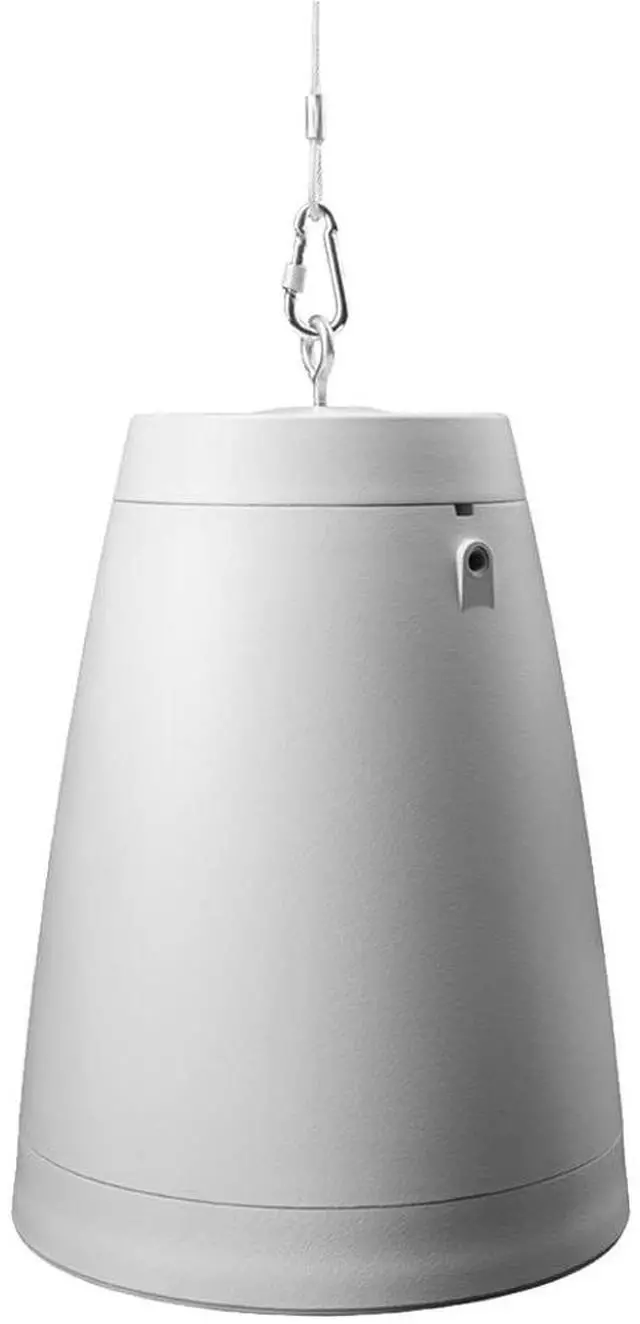 Main image of Nero ARC 8 Professional Hanging Pendant Speaker 200W, 8" Graphite Cone / 1 Silk Dome Tweeter, for Home or Commercial Applications, Safety Cable Suspension, Hardware Included (White)