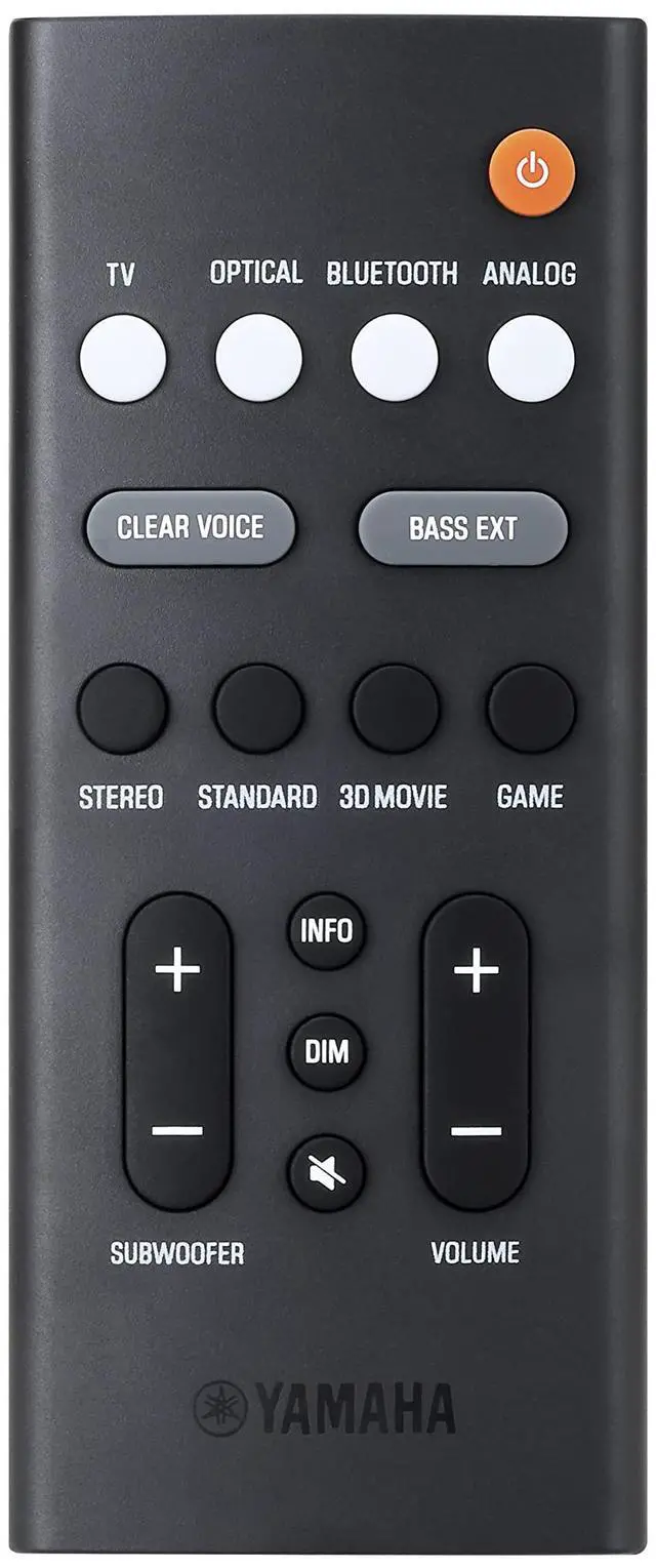 Alt view image 3 of 4 - Audio SR-C30A Compact Sound Bar with Wireless Subwoofer and Bluetooth, Black