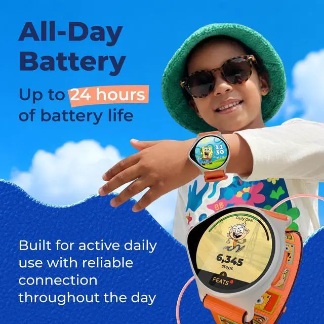 Alt view image 2 of 4 - Kids Smart Watch with GPS Tracker Up to 24H Battery Work, SOS, & Parental Controls Smartwatch, Kid Phone Call and Text, Boys & Girls, 4G Smart Watch for Kids Requires Data Plan - First 6-Months Free