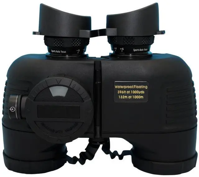 Main image of 7x50 HD Waterproof Military Marine Binoculars w/Internal Rangefinder & Compass for,Bird Watching,Boating and More(Black)