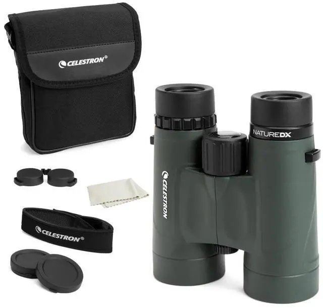 Main image of Nature DX 10x42 Binoculars Ideal for Birding and Outdoors 42mm Objective Lenses 5.8° Field of View BaK-4 Prisms Fully Multi-Coated Waterproof and Fogproof
