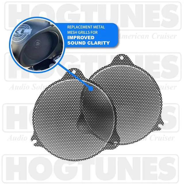 Alt view image 3 of 6 - 462F-RM 6.5" Front Speakers with Grills (2 Pack), Fits 2014-Current Harley-Davidson Motorcycles