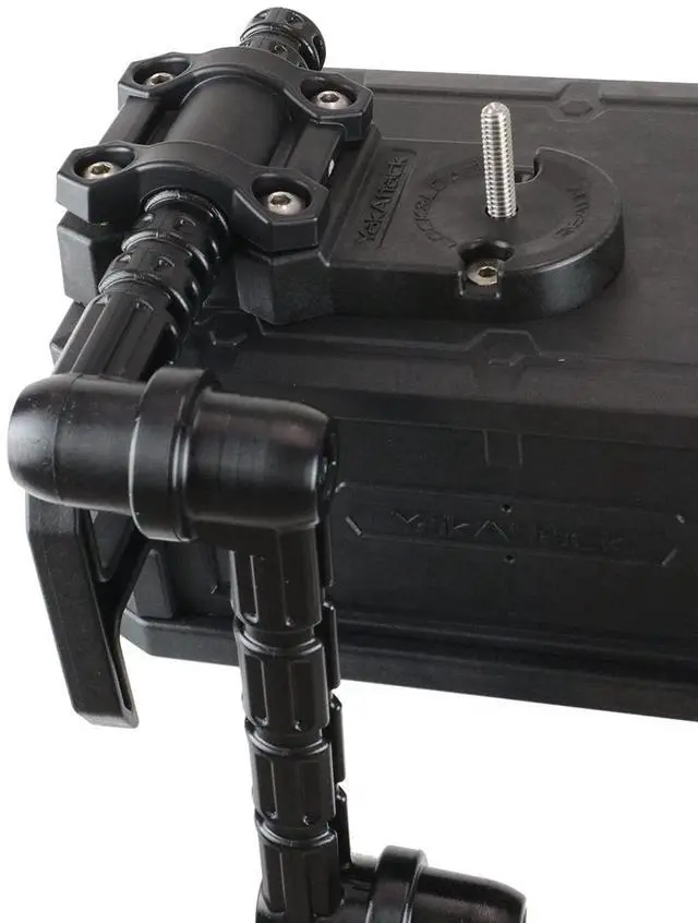 Alt view image 4 of 4 - CellBlok Battery Box & Switchblade Transducer Arm Combo - Color Options | USA Made | Kayak Fish Finder Mounting | Compact & Tool-Free Install | Track Compatible | Universal Kayak Accessory