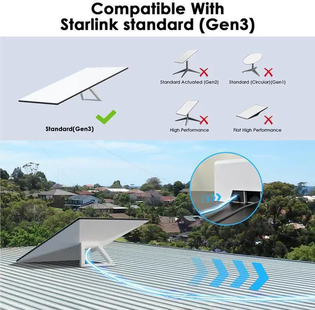 Alt view image 2 of 6 - Starlink Cable 150FT, CMX CMR Rated, Direct Burial, UV Resistant, Outdoor/Indoor for Starlink Standard Gen 3/ Standard 4/ 4X/ V4