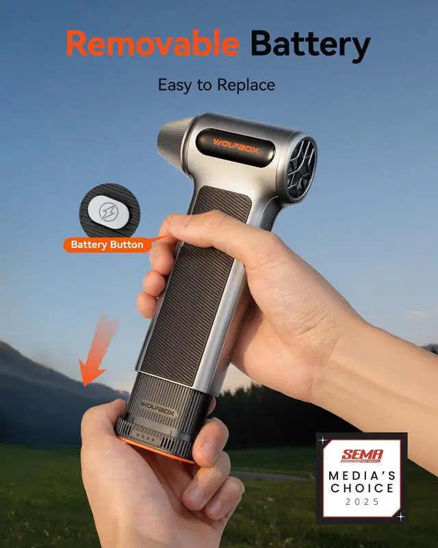 Alt view image 2 of 6 - MF200 Electric Air Duster and Rechargeable Li-ion Battery Pack