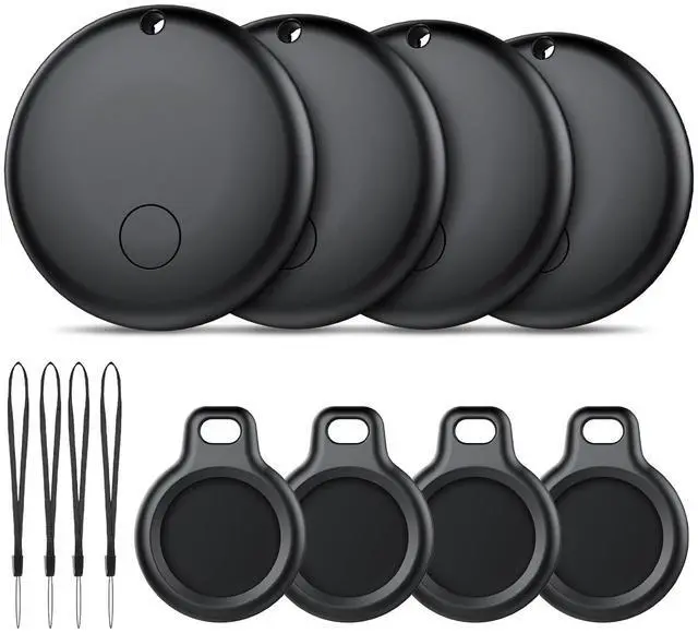 Main image of Android Air Tracker, Bluetooth Tracker Tags, Work with Google's Find Hub(Android), Smart Tags for Luggage, Wallet, Vehicles, Keys (Not for iOS) 4 Pack