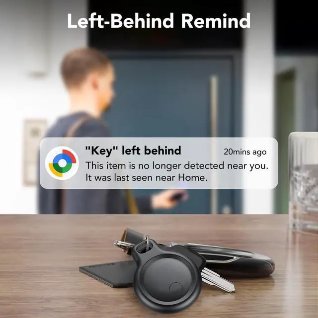 Alt view image 5 of 6 - Android Air Tracker, Bluetooth Tracker Tags, Work with Google's Find Hub(Android), Smart Tags for Luggage, Wallet, Vehicles, Keys (Not for iOS) 4 Pack