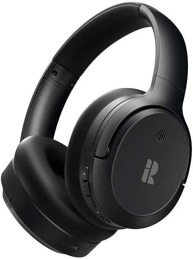 Main image of Over-Ear Hybrid Active Noise Cancelling Bluetooth 5.3 Headphones | ANC Mode, Transparency Mode, Microphone, Up to 140H Playtime, Bluetooth 5.3, Deep Bass, Clear Calls, Fit for Travel