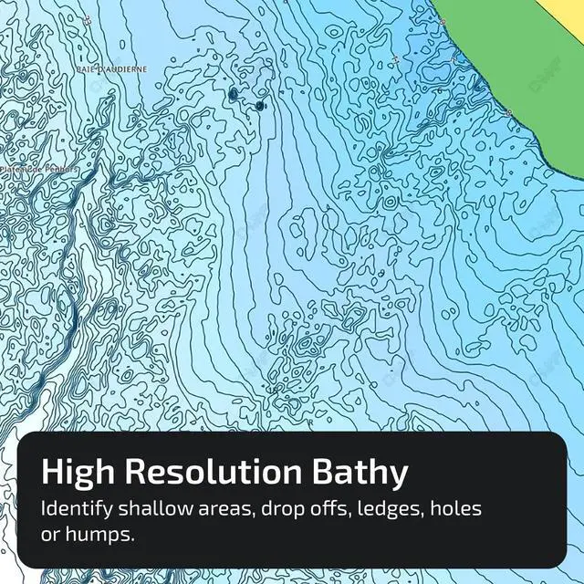 Alt view image 5 of 6 - Discover North America Lakes US/Canada Map Card for Marine GPS Navigation | /for Marine GPS Navigation