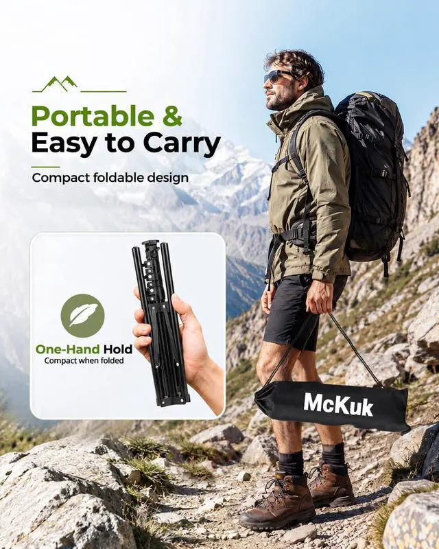 Alt view image 4 of 6 - Starlink Mini Tripod Mount | Ground Stakes | 180°Tilt for RV Camping