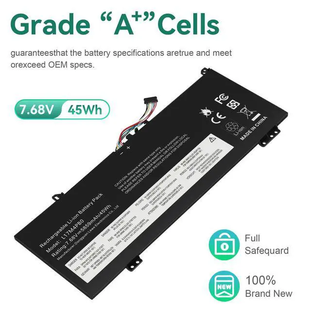 Alt view image 4 of 6 - L17M4PB0 L17C4PB0 Battery for Lenovo Flex 6-14 6-14IKB 6-141KB 6-14ARR IdeaPad 530S 530S-14ARR 530S-14IKB 530S-141KB 530S-15IKB 530S-151KB Yoga 530 530-14ARR 530-14IKB 14IKBR 141KB 14ARR 15ARR 15IWL