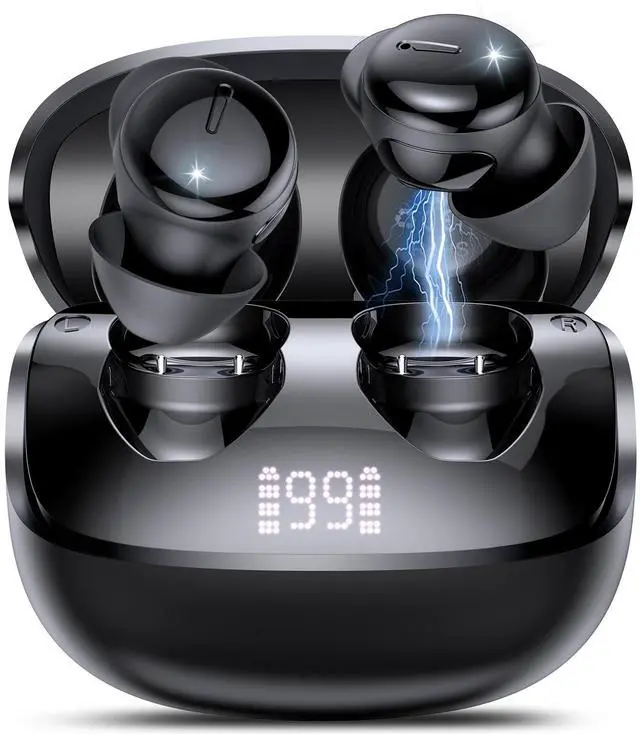 Main image of Sleep Earbuds Bluetooth 5.4, Mini Light-Weight Headphones for Side Sleepers | Features Sleep Mode & Built-in White Noise for Relaxing. 48H Battery & Clear Calls. Perfect Mini Earphones for Sound Sleep