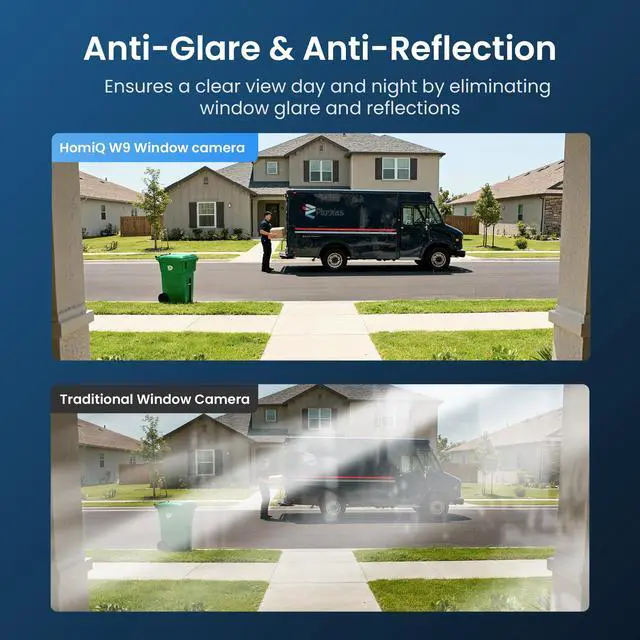 Alt view image 5 of 6 - Window Security Camera 3MP 2K, Indoor WiFi Cameras 2.4GHz/5GHz with Colorvue AI Color Night Vision, Person Detection with Auto-Focus, 24/7 Recording Compatible with Alexa & Google Home