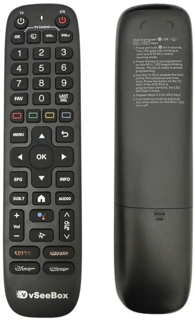 Main image of Replacement Voice Remote for VSeeBox V6 Plus with Backlit Keys
