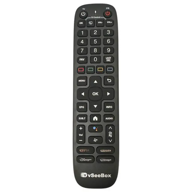 Alt view image 2 of 2 - Replacement Voice Remote for VSeeBox V6 Plus with Backlit Keys