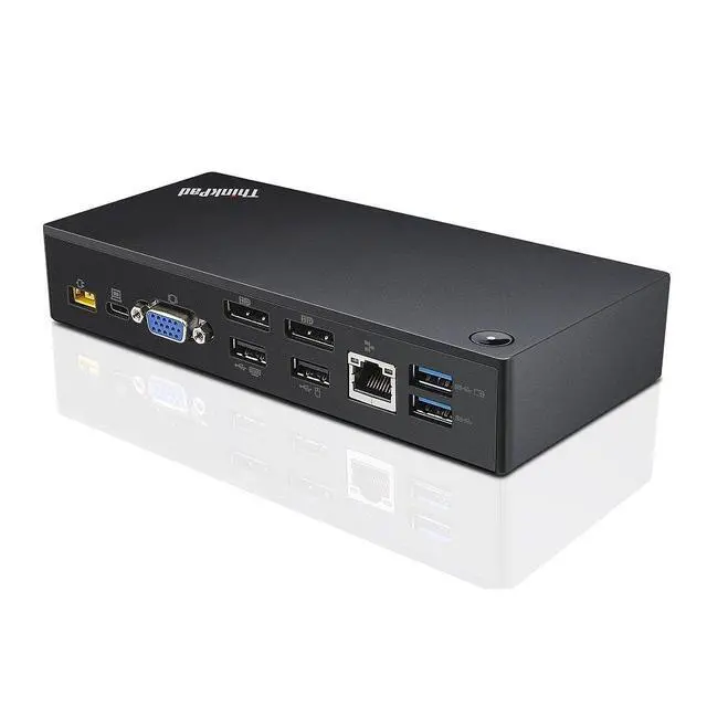 Alt view image 2 of 4 - ThinkPad USB-C UltraDock With 90W 2 Prong AC Adapter (40A90090US, USA Retail Packaged)