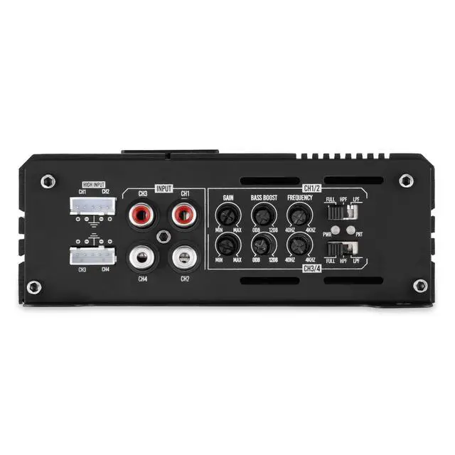 Alt view image 4 of 5 - CT-80.4D Full-Range Class D 4 Channel Car Audio Amplifier, 480 Watts RMS
