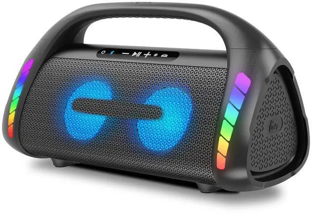 Main image of LFS Bluetooth Speaker,100W Loud Speakers Bluetooth Wireless with Deep Bass, LED Lights, IPX6 Waterproof, 30H Playtime, Portable Outdoor Speaker Boombox for Camping,Beach, Party