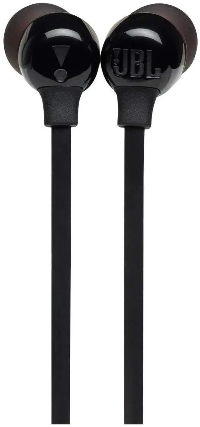 Alt view image 2 of 6 - Tune 125 - Bluetooth Wireless in-Ear Headphones with 3-Button Mic/Remote and Flat Cable - Black, Small