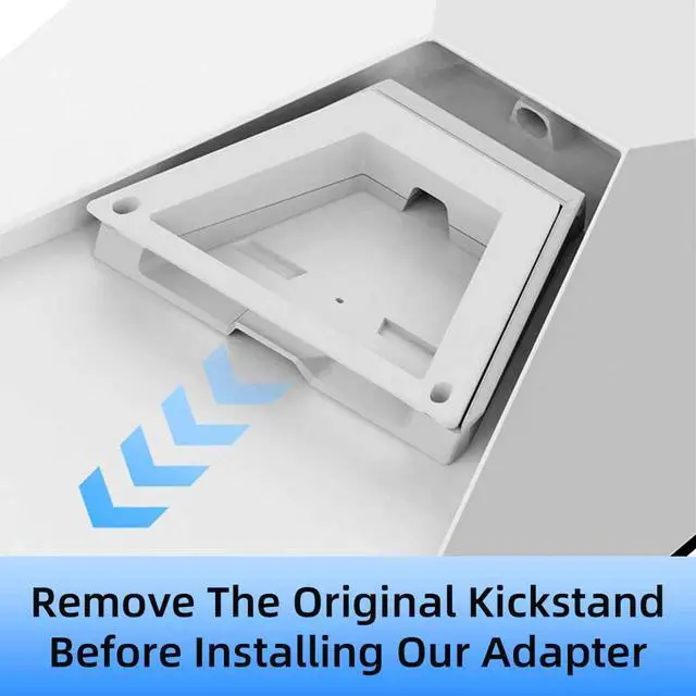 Alt view image 5 of 6 - Starlink Mount Adjustable Starlink Roof Mount Kit Standard Gen 3//4/4X Mount with Telescoping Support Arm Metal Construction for Starlink 4 Mount Easy Installation for Concrete Tile Wood Roof Wall
