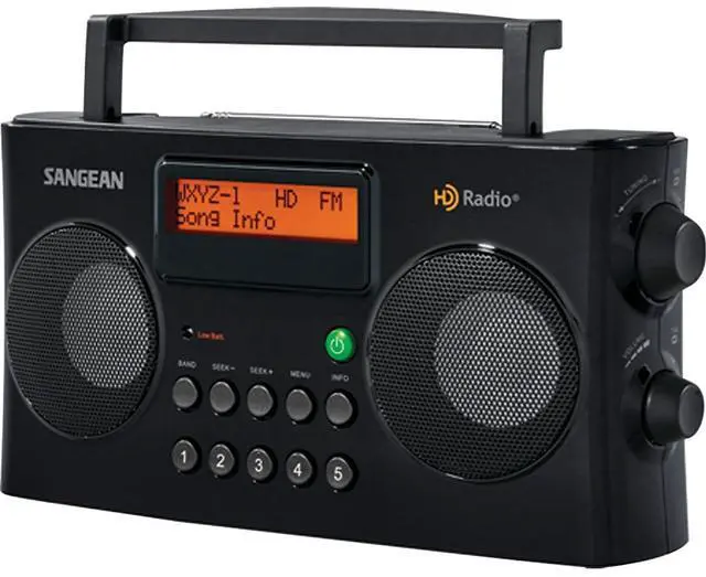 Main image of HDR-16 HD Radio/FM-Stereo/AM Portable Radio, Black