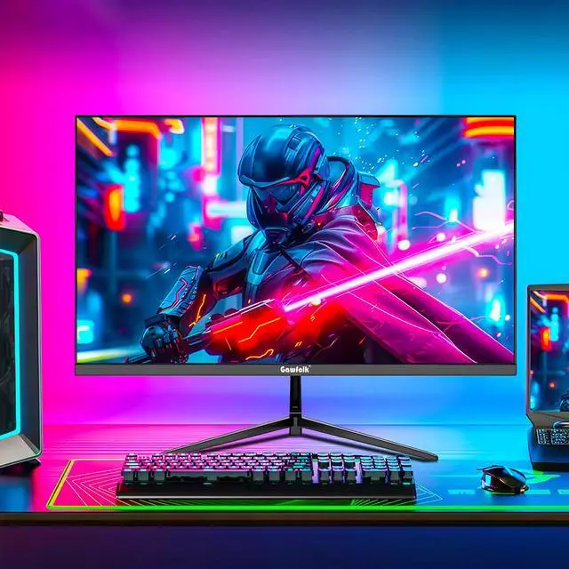 Alt view image 6 of 6 - 27 Inch Gaming Monitor IPS 120Hz, QHD 2560 * 1440p PC Monitor | Support HDMI & DP, Wall Mount Compatible 75 * 75mm, G-Sync & Freesync, Support HDR, Wall Mount Compatible 75 * 75mm