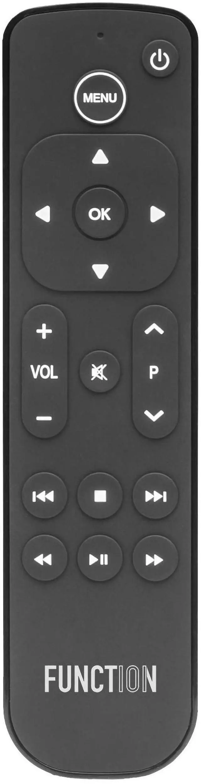 Main image of Button Remote for Apple TV (Infrared Edition) Apple TV Replacement Remote for Apple TV 4K & All Models | Traditional Button Layout | Line of Sight Required | 2 AAA Batteries Included