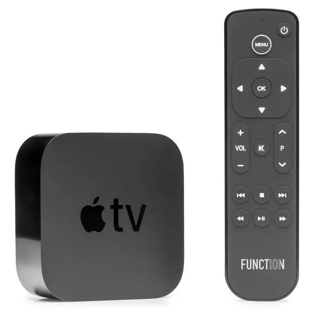 Alt view image 4 of 6 - Button Remote for Apple TV (Infrared Edition) Apple TV Replacement Remote for Apple TV 4K & All Models | Traditional Button Layout | Line of Sight Required | 2 AAA Batteries Included