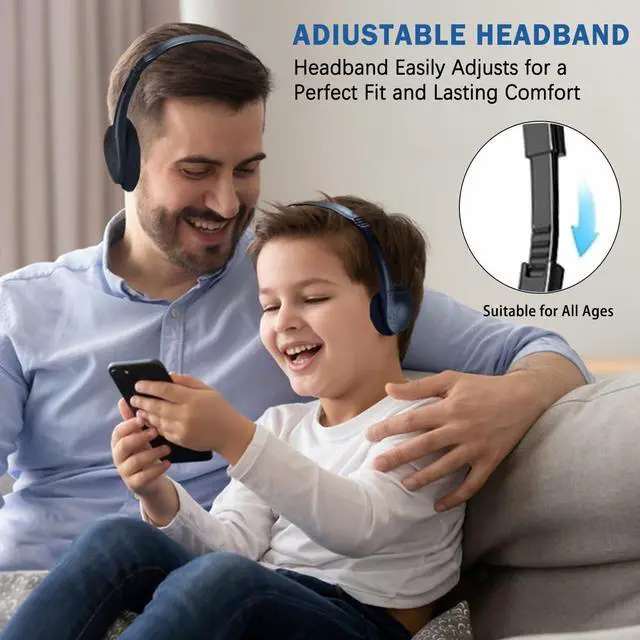 Alt view image 5 of 6 - 50 Pack Classroom Headphones Bulk for Students School, Wired Class Set Headphones for Kids Children Toddler Boys Girls Teen(Black)