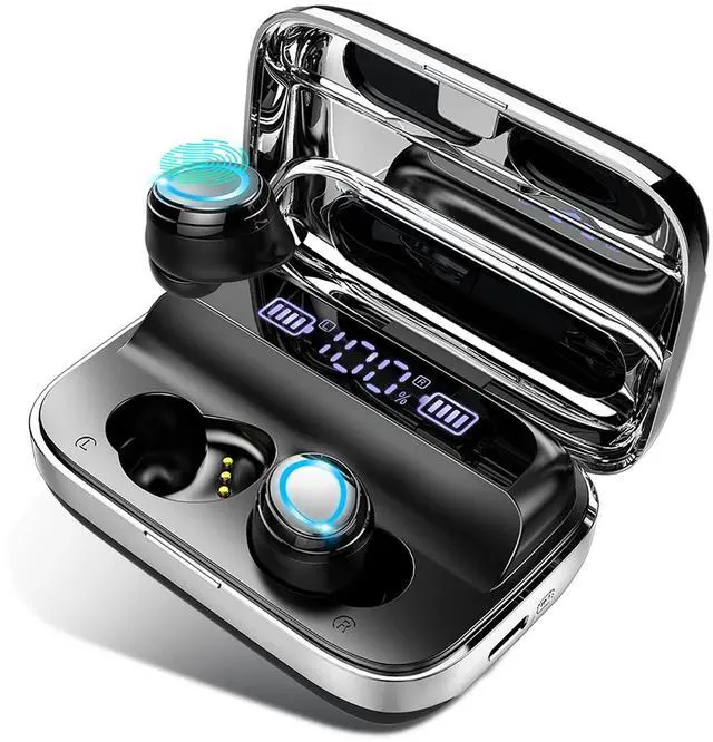 Main image of Wireless Earbuds, Bluetooth 5.3 Earbuds 140H Playtime Headphones HD Stereo Noise Cancelling Earphones in Ear with Mic, USB-C Charging Case, IP7 Waterproof Headset for Sports